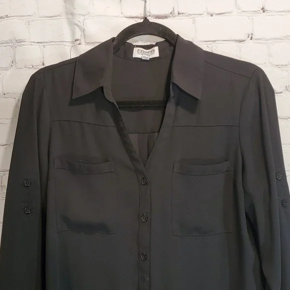 Express black portofino shirt size M - Picture 2 of 9